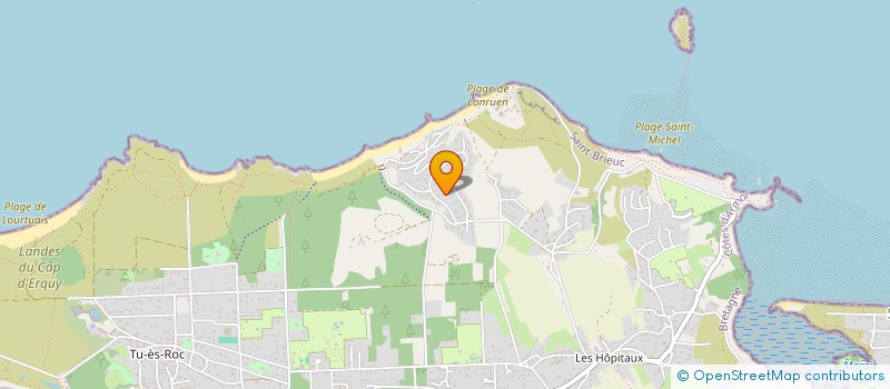 localisation de l'entreprise HDLP IMMO  ERQUY