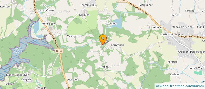 localisation de l'entreprise HDM à QUIMPER