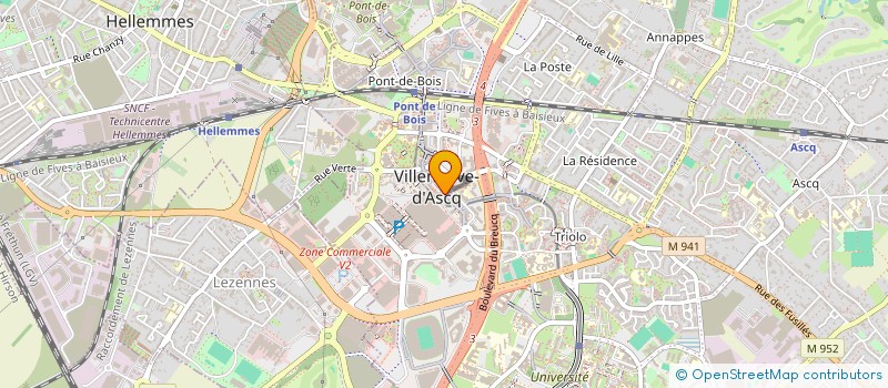 localisation de l'entreprise HDM  VILLENEUVE-D'ASCQ