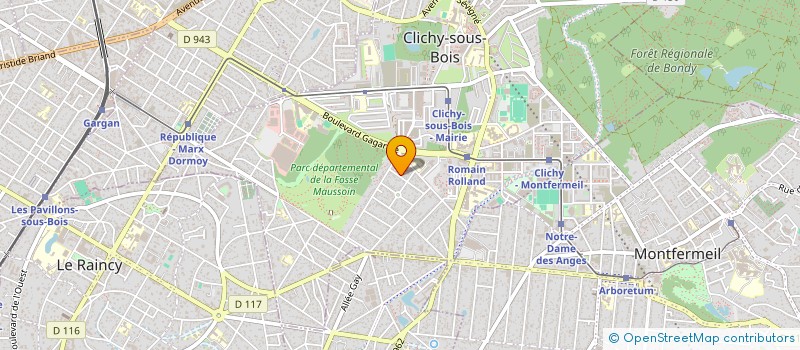 localisation de l'entreprise HDM à CLICHY-SOUS-BOIS