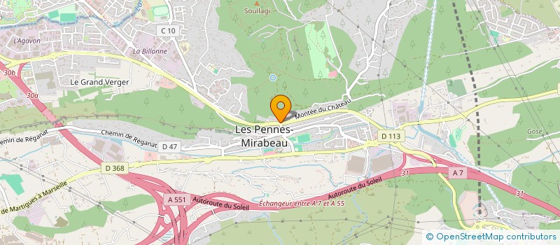 localisation de l'entreprise HDM à LES PENNES-MIRABEAU