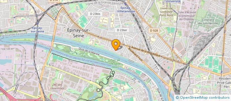 localisation de l'entreprise HDM BATIMENT à EPINAY-SUR-SEINE