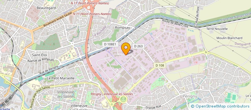 localisation de l'entreprise HDM DEVELOPPEMENT  PERIGNY