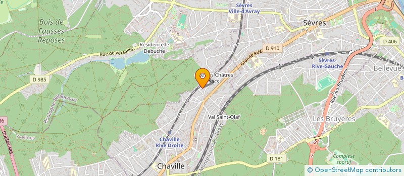 localisation de l'entreprise HDM FOCH  CHAVILLE