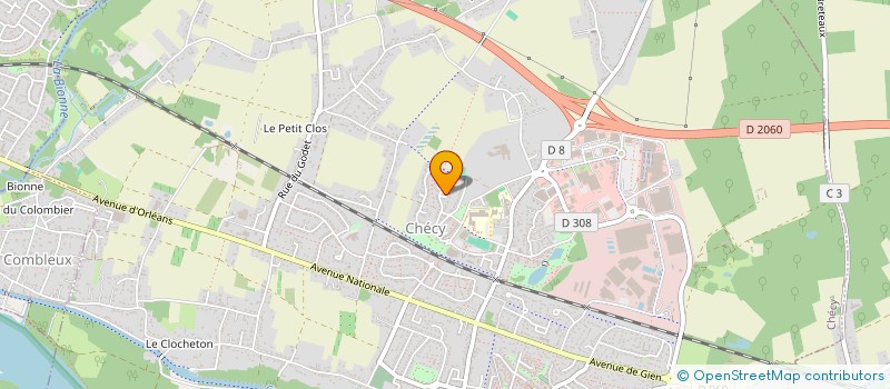 localisation de l'entreprise HDM FRANCE SERVICES  CHECY