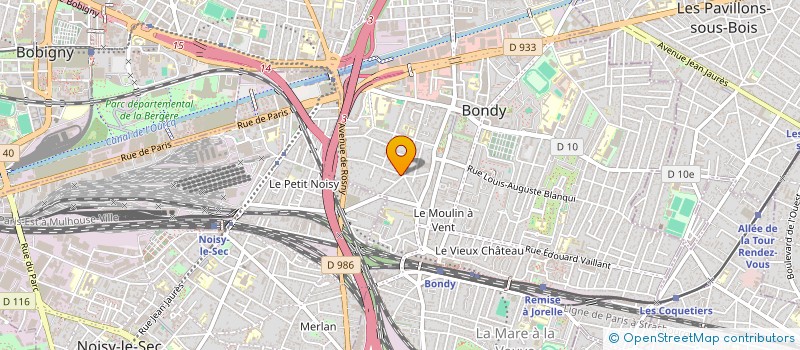 localisation de l'entreprise HDM GLOBAL TRADING à BONDY