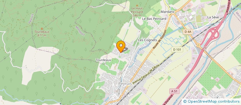 localisation de l'entreprise HDM RACE  PEYRUIS