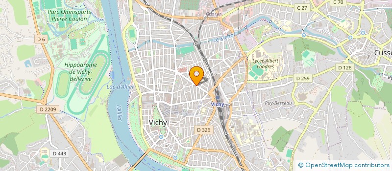 localisation de l'entreprise HDM SERVICES à VICHY