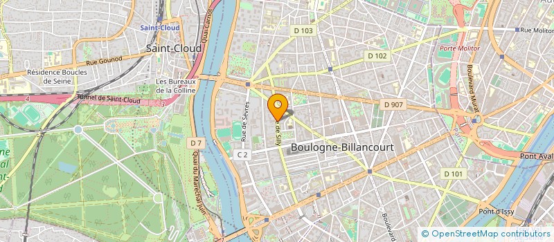 localisation de l'entreprise HDMC à BOULOGNE-BILLANCOURT
