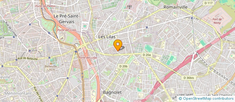 localisation de l'entreprise HDMK DRIVE à BAGNOLET