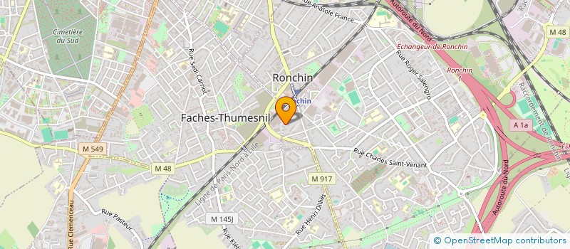 localisation de l'entreprise HDMS  RONCHIN