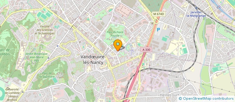 localisation de l'entreprise HDN  VANDUVRE-LES-NANCY