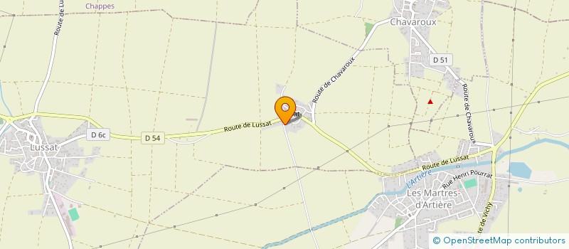 localisation de l'entreprise HDNC ONLINE  LUSSAT