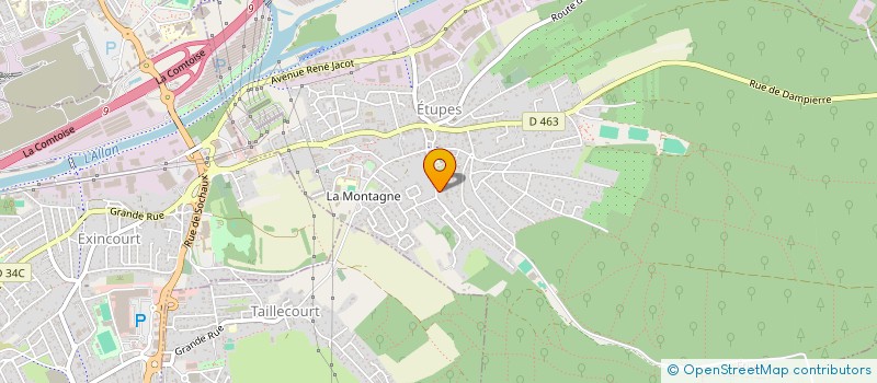 localisation de l'entreprise HDNG  ETUPES