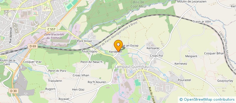 localisation de l'entreprise HDO  LOCMELAR