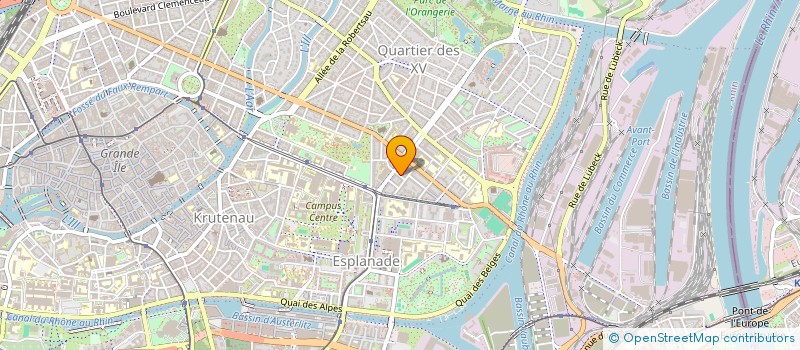 localisation de l'entreprise HDO  STRASBOURG