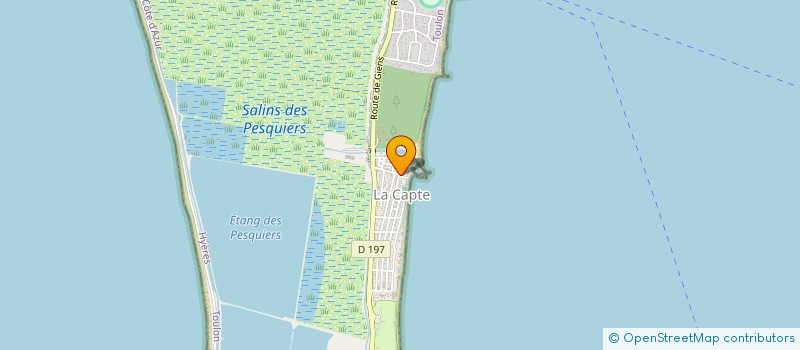 localisation de l'entreprise HDP à HYERES