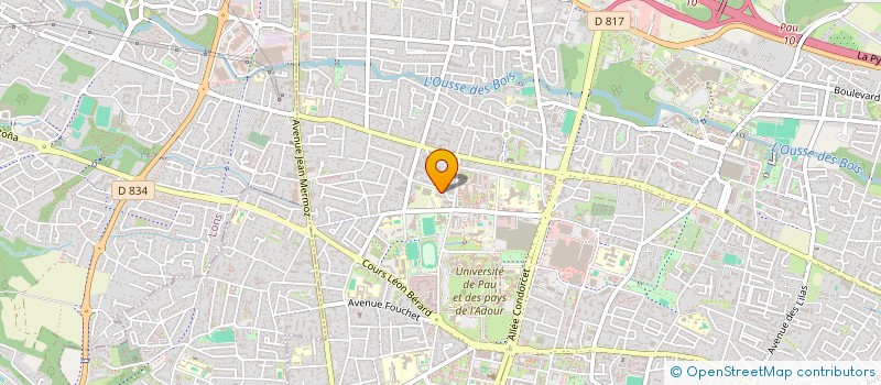 localisation de l'entreprise HDP à PAU