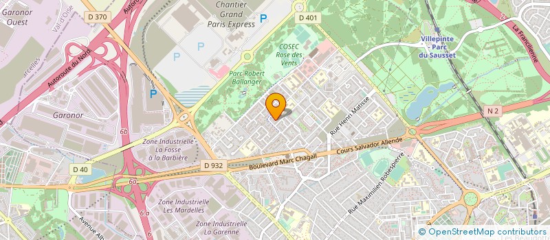 localisation de l'entreprise HDP à AULNAY-SOUS-BOIS