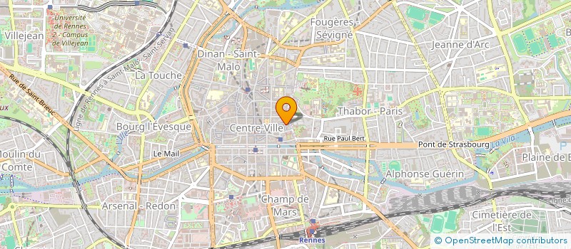 localisation de l'entreprise HDP  RENNES