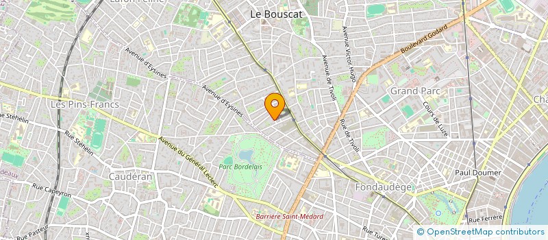 localisation de l'entreprise HDP CONSEIL à LE BOUSCAT