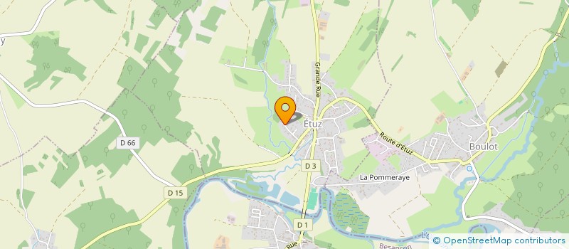 localisation de l'entreprise HDPEINTURE  ETUZ