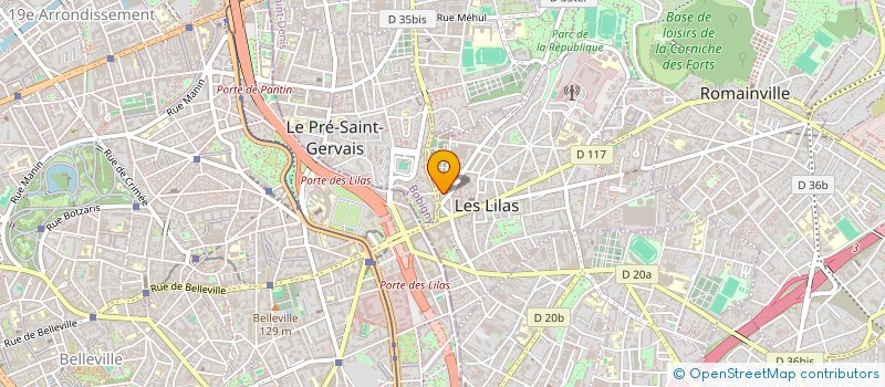localisation de l'entreprise HDPN à LES LILAS