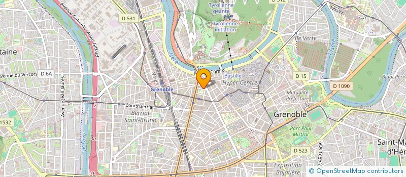 localisation de l'entreprise HDPR AVOCAT HARTEMANN-DE CICCO-PICHOUD  GRENOBLE