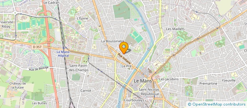 localisation de l'entreprise HDR  LE MANS