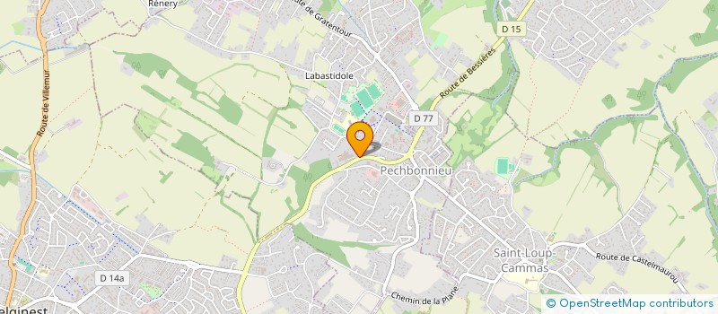 localisation de l'entreprise HDR  PECHBONNIEU