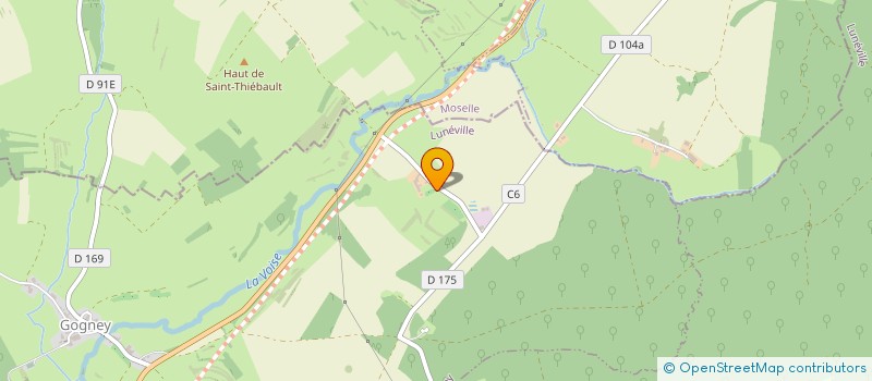 localisation de l'entreprise HDR  GOGNEY