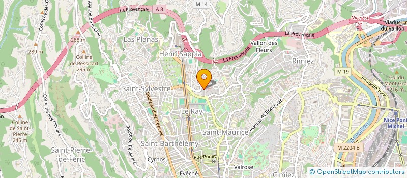 localisation de l'entreprise HDR FIBER  NICE