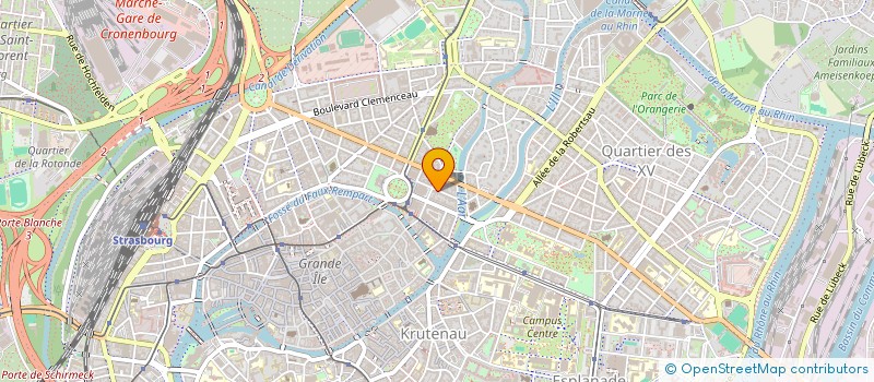 localisation de l'entreprise HDR INVEST  STRASBOURG