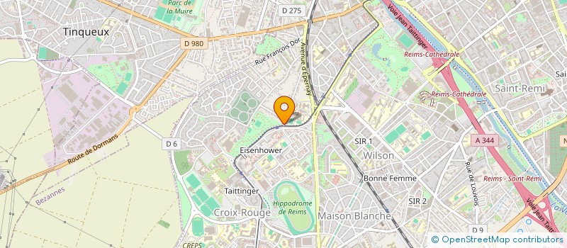 localisation de l'entreprise HDRA MATOSO à REIMS