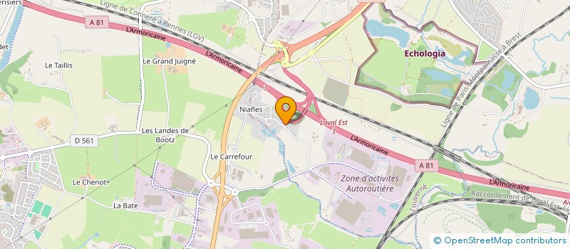 localisation de l'entreprise HDREAN53 à LOUVERNE