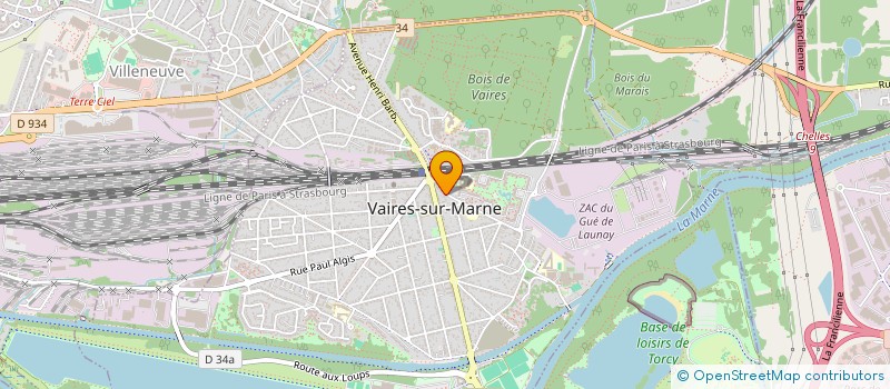 localisation de l'entreprise HDS 2001 à VAIRES-SUR-MARNE