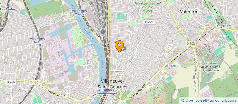 localisation de l'entreprise HDS  VILLENEUVE-SAINT-GEORGES