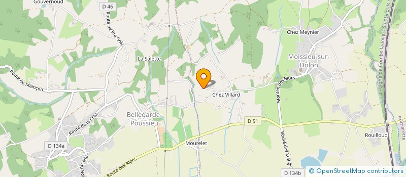 localisation de l'entreprise HDS ASSISTANCE A LA PERSONNE  BEAUREPAIRE