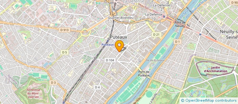 localisation de l'entreprise HDS DIFFUSION à PUTEAUX