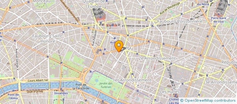 localisation de l'entreprise HDS HOTEL DEVELOPPEMENT ET SUPPLIES à PARIS