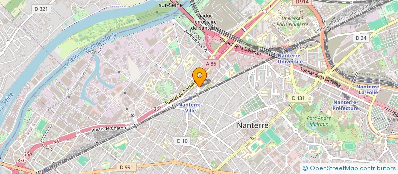 localisation de l'entreprise HDS III  NANTERRE