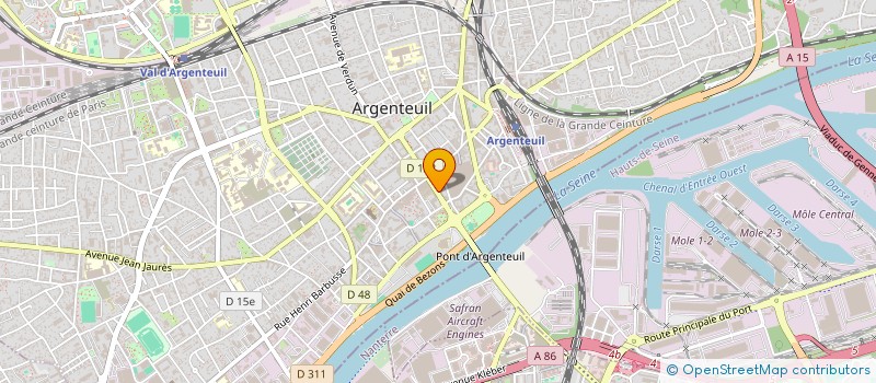 localisation de l'entreprise HDS IMMOBILIER  ARGENTEUIL