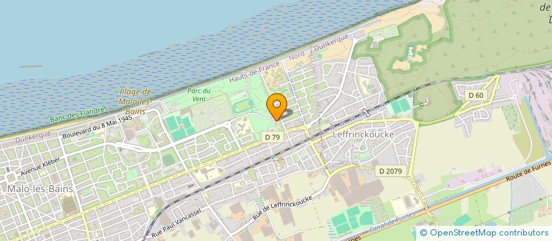 localisation de l'entreprise HDT INVEST à DUNKERQUE