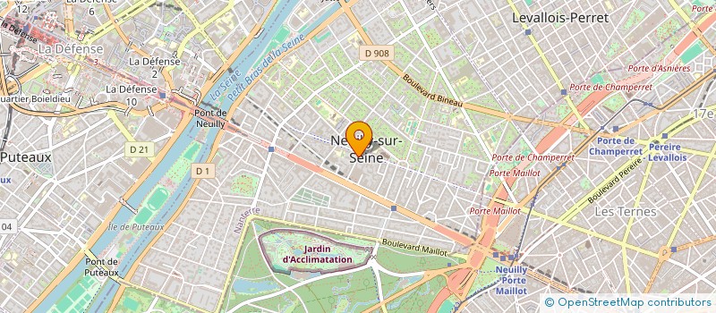localisation de l'entreprise HDV à NEUILLY-SUR-SEINE