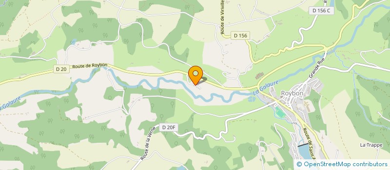 localisation de l'entreprise HDV  ROYBON