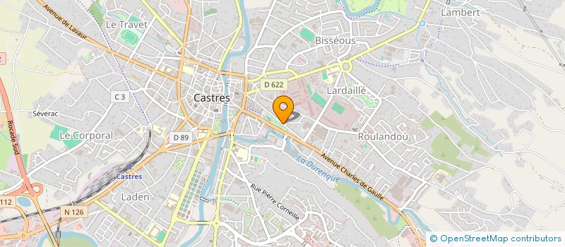 localisation de l'entreprise HDV  CASTRES