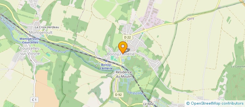 localisation de l'entreprise HDV 95  BOISSY-L'AILLERIE