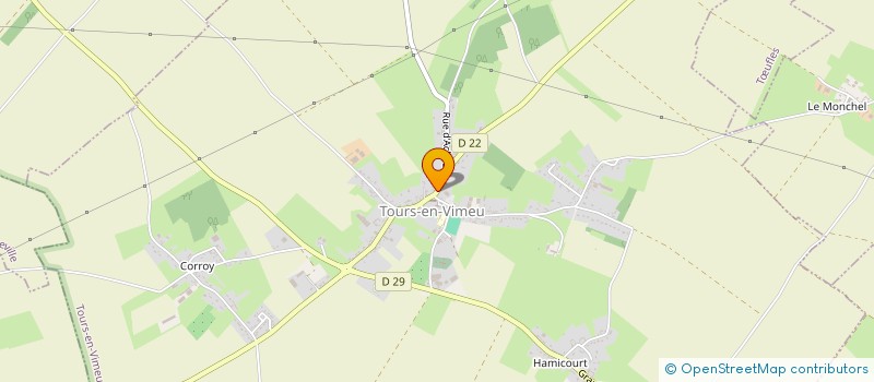 localisation de l'entreprise HDV IMMO  TOURS-EN-VIMEU