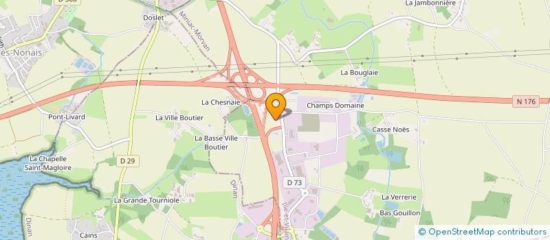 localisation de l'entreprise HE 6  MINIAC-MORVAN