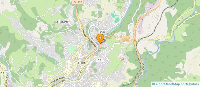 localisation de l'entreprise HE FENG à TULLE